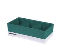 SWEET HOME Pantone™ Space-Saving Wardrobe and Drawer Organizer, 1 Piece 3 Compartments Linen and Clothes, Drawer Organizer Bathroom Bedroom Storage Organizer, Folding Drawer Dividers, 32 x 16 x 10 cm