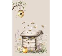 Sweet Honey Bee Apiary Beekeeper Notebook: 6 x 9 College Ruled Notebook 120 Pages