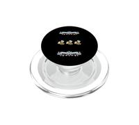 Sweet Honeybees Floral Ribbon Art PopSockets PopGrip for MagSafe