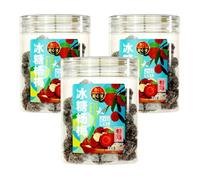 Sweet House Dried Waxberry Candied Plum Snack, 150g x 3 Jars, Authentic Cantonese Preserved Fruit, Sweet & Sour Dried Fruit Snack, Resealable Airtight Jar