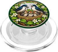 Sweet House Swallow Bird Watcher Spring Songbird Birds PopSockets PopGrip for MagSafe