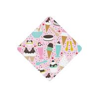 Sweet Ice Cream Printing 10 Pcs Car Air Freshener Fragrant Sheets,Car Hanging Accessories With Strings For Decor