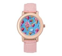 Sweet Ice-Creams Fashion Women's Watch Easy Reader Novelty Slim Quartz Casual Dress Wrist Watches