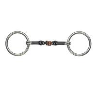 Sweet Iron Copper Roller Snaffle (509) Bits with Rollers Loose ring 6" 65mm 14mm