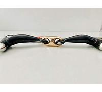 Sweet Iron Eggbutt Snaffle Bit with Copper Lozenge (UKSALES25® Horse Bits) (6.5 INCHES)