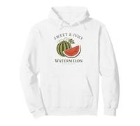 Sweet & Juicy Watermelon Vintage Distressed Melon Pullover Hoodie