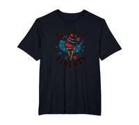 Sweet Land of Liberty T-Shirt, Men's Big and Tall, Black, 4X Tall