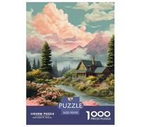 Sweet Landscape 1000 Pieces Jigsaw Puzzles Cute Animal Jigsaw Puzzles for Kids Creative Wall Decoration Gifts for Men Age 14+ ForAdults 70x50cm/1000pcs