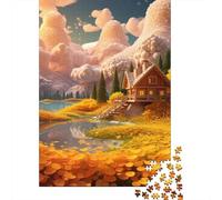 Sweet Landscape Jigsaw Puzzles For Adults 1000 Pieces Artistic Images Educational Games Decoration Puzzles Toy Family for Aduits And Kids Age 12 Years UP 1000pcs (75x50cm)