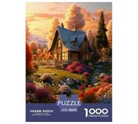 Sweet Landscape Jigsaw Puzzles Puzzles for Adults Kids. 1000 Pieces Great Gifts Challenge Toy Educational Games Home Decoration for Educational Games Gifts 38x26cm/1000pcs