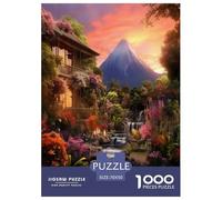 Sweet Landscape Jigsaw Puzzles Puzzles for Adults Kids. 1000 Pieces Whimsical Challenge Toy Educational Game Home Decoration for Adults& Kids Age 14 Years Up 70x50cm/1000pcs