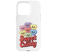 Sweet Like Candy Kawaii Valentines Day Candy Pastel Hearts Case for iPhone 15 Pro Max