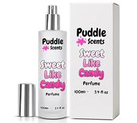 Sweet Like Candy Perfume Spray - 100ml Parfum in Frosted White Glass Bottle - Perfume Scent - Branded Gift Box - Vegan Friendly - Puddle of Wax - Made in the UK