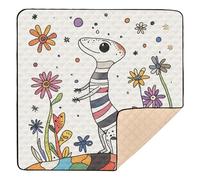 Sweet Lizard Large Stylish Baby Playmat for Indoor Outdoor Water Resistant Padded Play Mat for Babies Infants Toddlers, 50'' x 50''