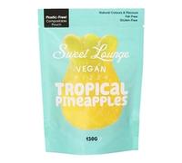 Sweet Lounge Vegan Fizzy Tropical Pineapple Pouch 130g [Pack of 8]