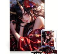 Sweet Maiden Demon Jigsaw Puzzles 1000 Piece for Adults Mental Logic Toy Peaceful Fun Firm Cut Cherished Gift (50x75cm)