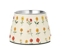 Sweet Marigold Neutral Dogs Food Bowls Enhanced Stainless Steel Pets Water Bowl for Loving Pet Comfort Feeding