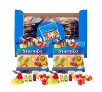 Sweet Mini Bags 100x16g - Amamitrade Thank You Sticker Made For Haribos 100 mini Packs - Bulk Sweets for Birthday Parties, Christmas, Halloween