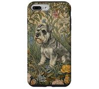 Sweet Miniature Schnauzer in Old English Garden Case for iPhone 7 Plus/8 Plus