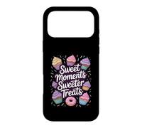 Sweet Moments Sweeter Treats - Dessert Lover Saying Case for iPhone 17 Pro Max