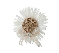 Sweet Napkin Ring Buckle Holder Tablecloth Button Daisy Pink Sunflower Cherry Blossom Wedding Party Decoration (D One Size)