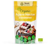 Sweet Natured Organic Agave Nectar Sweetener - 100% Natural, Vegan, and Perfect for Baking, Breakfast & Tea - Powdered Sugar Texture with Honey Taste, 350g