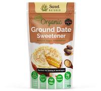 Sweet Natured Organic Ground Date Sweetener - 100% Natural, Vegan & High in Fiber - Perfect for Baking, Breakfast and Tea, 350g