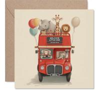 Sweet New Baby Card, All Aboard for Baby Joy