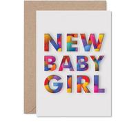 Sweet New Baby Card, Bursting with Joy