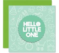 Sweet New Baby Card, Hello Little One