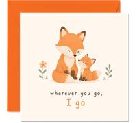 Sweet New Baby Card, Wherever You Go I Go