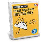 SWEET NIGHT Sweetnight Mattress Protector 140 x 200 cm | Cotton Terry Cloth | Waterproof and Absorbent Mattress Protector | Breathable and Silent