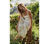 Sweet On You Bias Half Slip by Intimately at Free People in Clean Ivory, Size: Medium - female