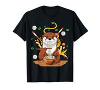 Sweet Otter Eats Ramen Noodles T-Shirt