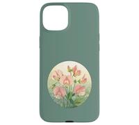 Sweet Pea Birth Month Flower Elegance Case for iPhone 15 Plus