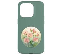 Sweet Pea Birth Month Flower Elegance Case for iPhone 15 Pro