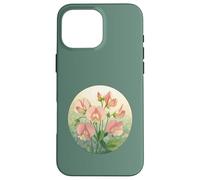 Sweet Pea Birth Month Flower Elegance Case for iPhone 16 Pro Max