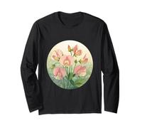 Sweet Pea Birth Month Flower Elegance Long Sleeve T-Shirt