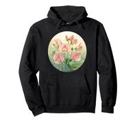 Sweet Pea Birth Month Flower Elegance Pullover Hoodie