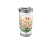 Sweet Pea Birth Month Flower Elegance Stainless Steel Insulated Tumbler