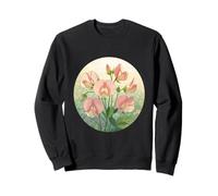 Sweet Pea Birth Month Flower Elegance Sweatshirt