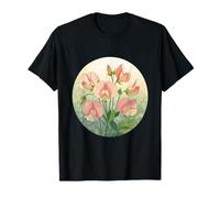 Sweet Pea Birth Month Flower Elegance T-Shirt