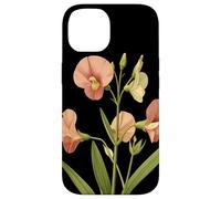 Sweet Pea Flower Scientific Name Vintage Illustration Flora Case for iPhone 14