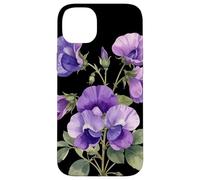 Sweet Pea Flower Scientific Name Vintage Illustration Flora Case for iPhone 14 Plus