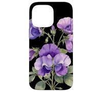 Sweet Pea Flower Scientific Name Vintage Illustration Flora Case for iPhone 14 Pro Max