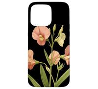Sweet Pea Flower Scientific Name Vintage Illustration Flora Case for iPhone 15 Pro Max