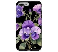 Sweet Pea Flower Scientific Name Vintage Illustration Flora Case for iPhone 7 Plus/8 Plus