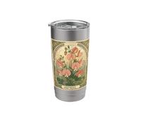 Sweet Pea Garden Birth Month Flower Stainless Steel Insulated Tumbler