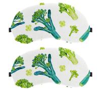 Sweet Peach Paradise Anti-Mite Breathable Fabric Eye Cover with Adjustable Hook-and-Loop Strap