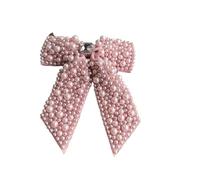 Sweet Pearl Beads Bowknot Hair Clip Ribbon Bow Barrettes For Women Fashion Y2k Hair Accessories HairPin(5)